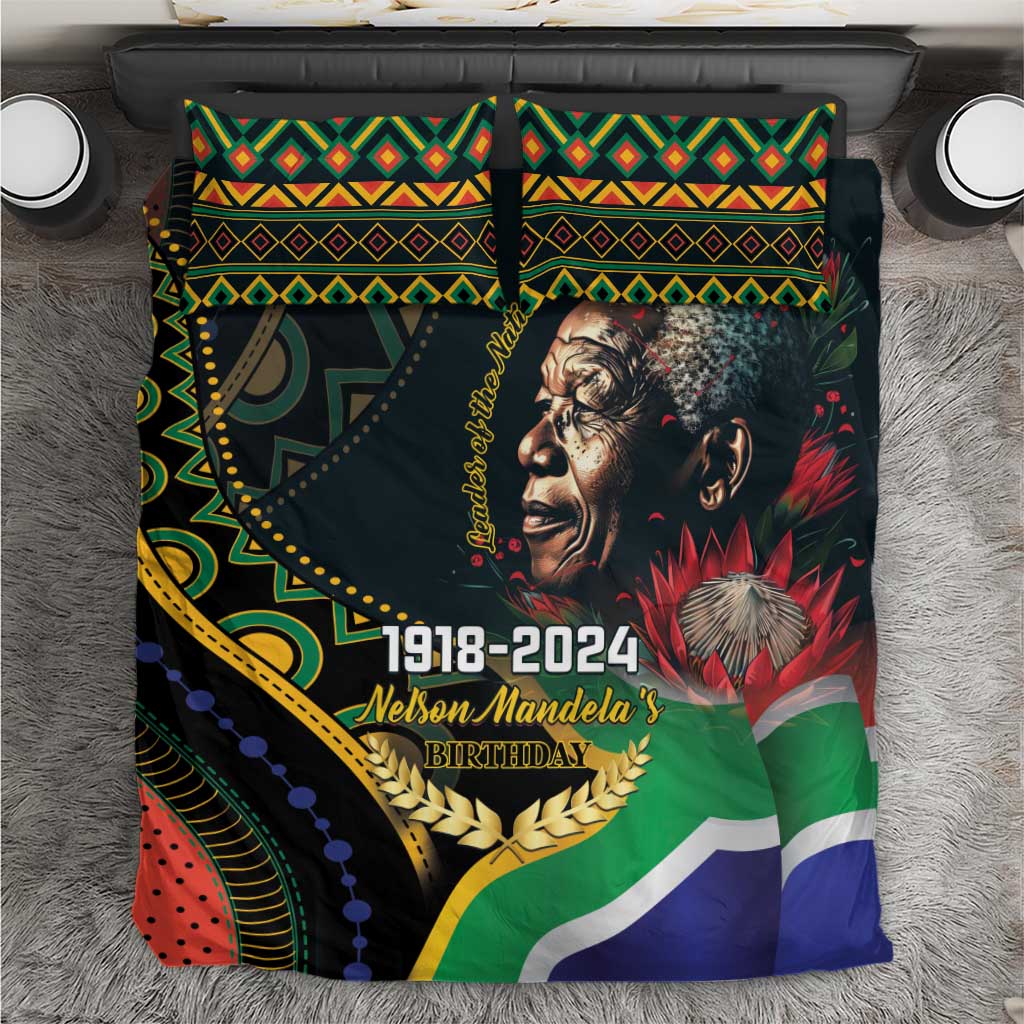 Nelson Mandela Birthday Bedding Set Leader of the Nation - Wonder Print Shop