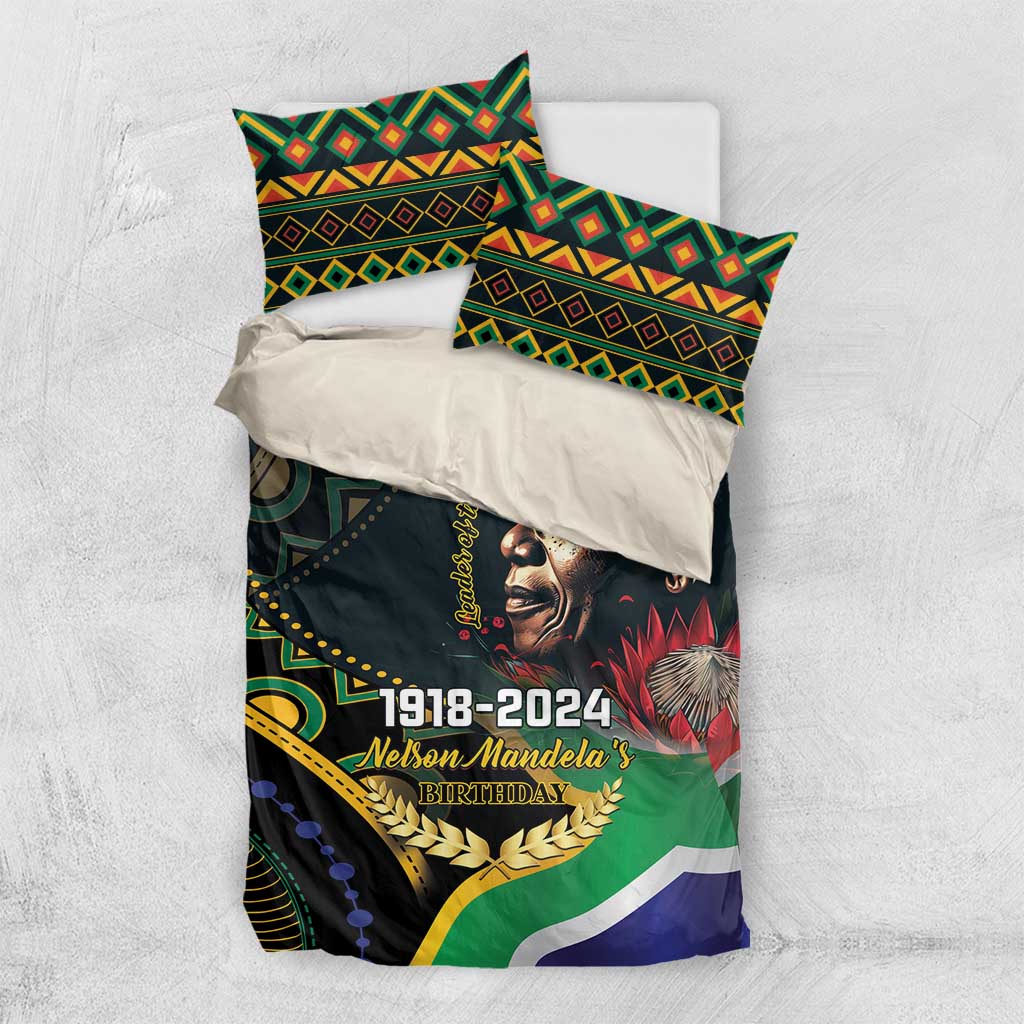 Nelson Mandela Birthday Bedding Set Leader of the Nation - Wonder Print Shop