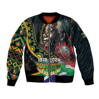 Nelson Mandela Birthday Bomber Jacket Leader of the Nation - Wonder Print Shop