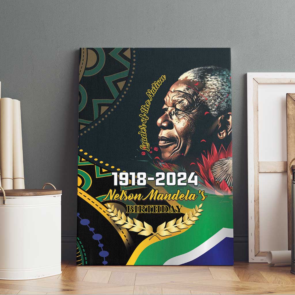 Nelson Mandela Birthday Canvas Wall Art Leader of the Nation - Wonder Print Shop