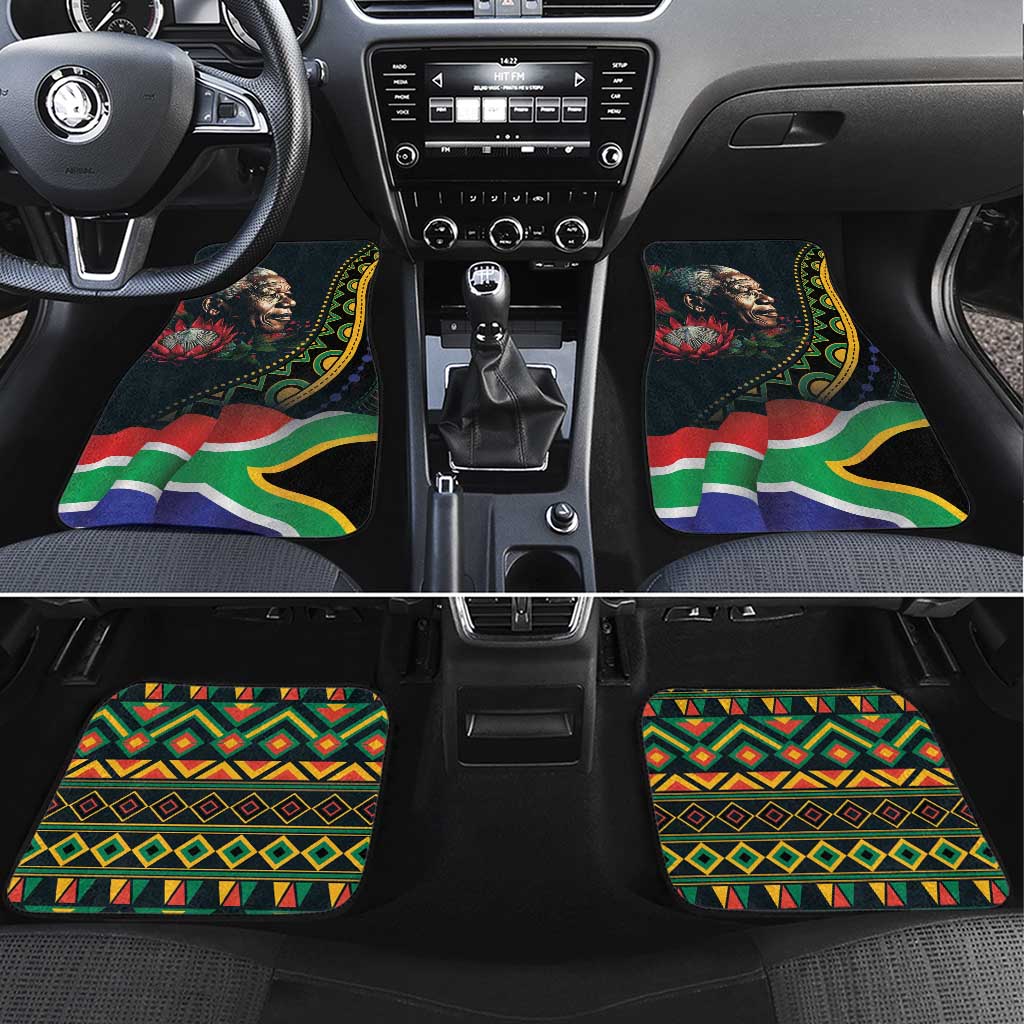 Nelson Mandela Birthday Car Mats Leader of the Nation - Wonder Print Shop