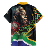 Nelson Mandela Birthday Family Matching Mermaid Dress and Hawaiian Shirt Leader of the Nation - Wonder Print Shop