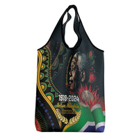 Nelson Mandela Birthday Grocery Bag Leader of the Nation