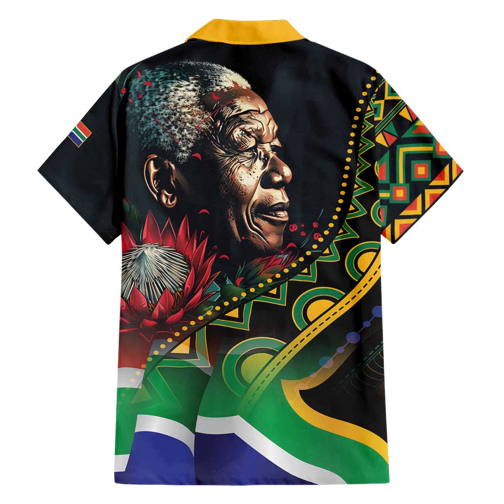 Nelson Mandela Birthday Hawaiian Shirt Leader of the Nation - Wonder Print Shop