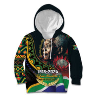 Nelson Mandela Birthday Kid Hoodie Leader of the Nation - Wonder Print Shop
