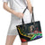Nelson Mandela Birthday Leather Tote Bag Leader of the Nation - Wonder Print Shop