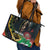 Nelson Mandela Birthday Leather Tote Bag Leader of the Nation - Wonder Print Shop
