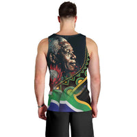 Nelson Mandela Birthday Men Tank Top Leader of the Nation - Wonder Print Shop