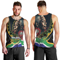 Nelson Mandela Birthday Men Tank Top Leader of the Nation - Wonder Print Shop