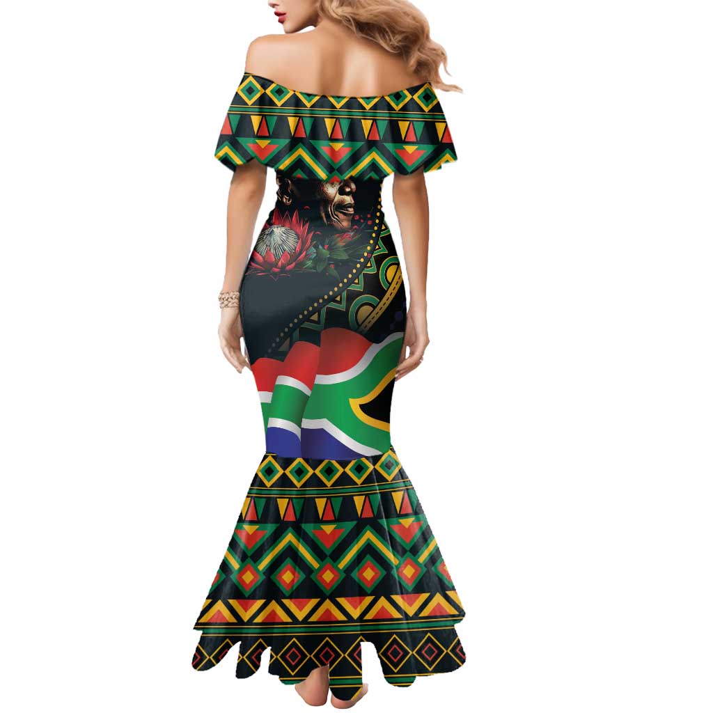 Nelson Mandela Birthday Mermaid Dress Leader of the Nation - Wonder Print Shop