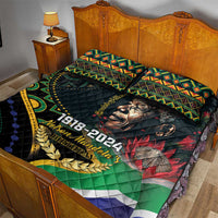 Nelson Mandela Birthday Quilt Bed Set Leader of the Nation - Wonder Print Shop