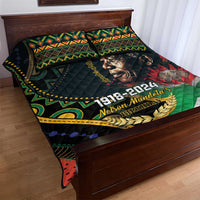 Nelson Mandela Birthday Quilt Bed Set Leader of the Nation - Wonder Print Shop