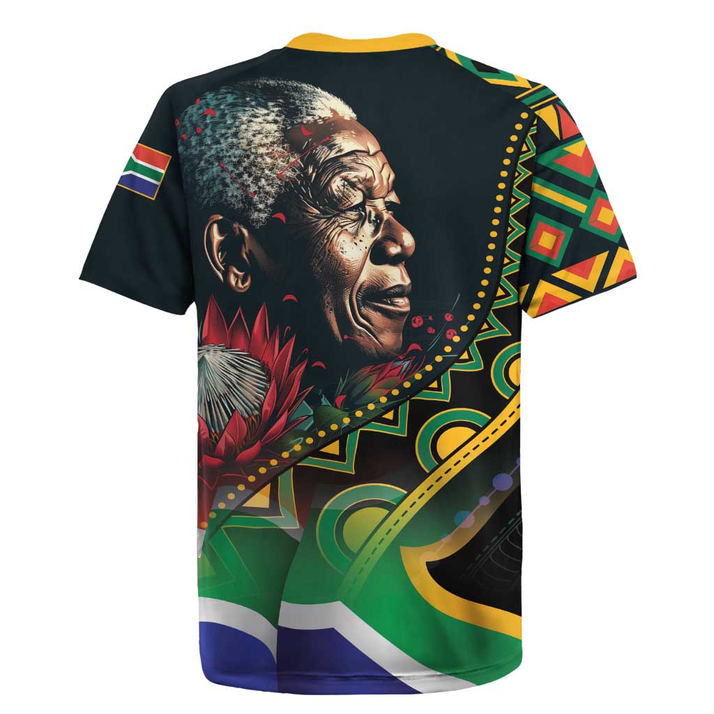Nelson Mandela Birthday Rugby Jersey Leader of the Nation - Wonder Print Shop