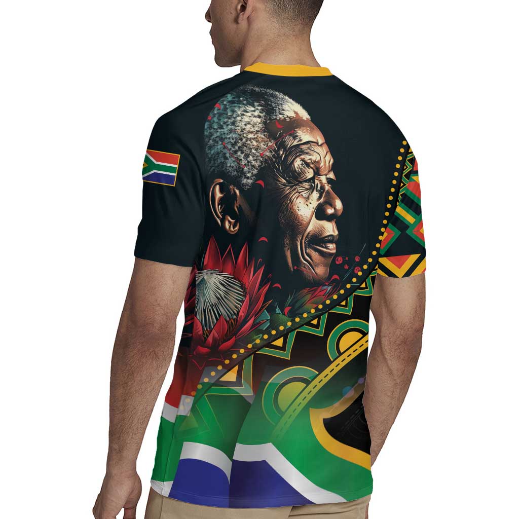 Nelson Mandela Birthday Rugby Jersey Leader of the Nation - Wonder Print Shop