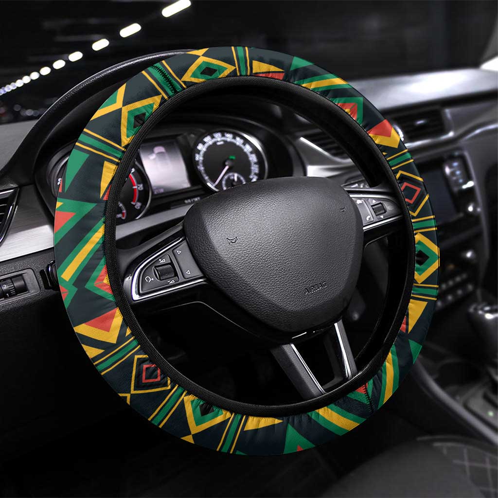 Nelson Mandela Birthday Steering Wheel Cover Leader of the Nation - Wonder Print Shop