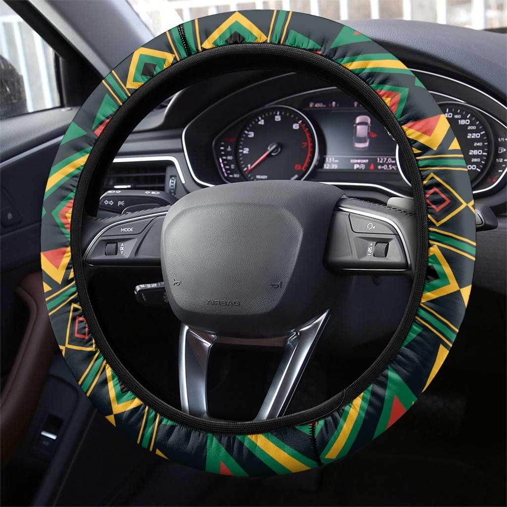 Nelson Mandela Birthday Steering Wheel Cover Leader of the Nation - Wonder Print Shop