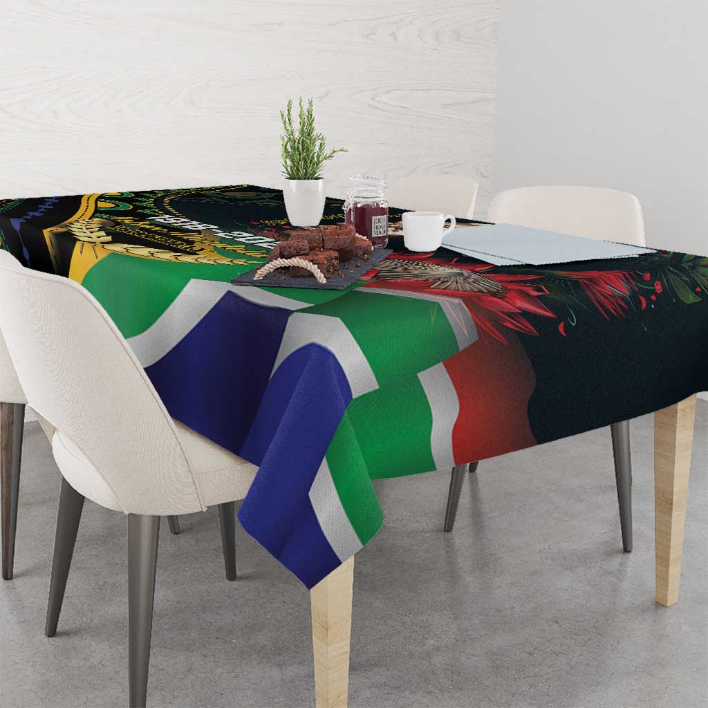 Nelson Mandela Birthday Tablecloth Leader of the Nation - Wonder Print Shop