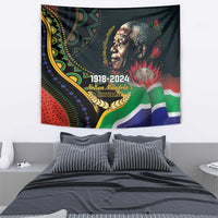 Nelson Mandela Birthday Tapestry Leader of the Nation - Wonder Print Shop