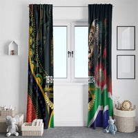 Nelson Mandela Birthday Window Curtain Leader of the Nation - Wonder Print Shop