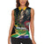 Nelson Mandela Birthday Women Sleeveless Polo Shirt Leader of the Nation - Wonder Print Shop