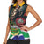 Nelson Mandela Birthday Women Sleeveless Polo Shirt Leader of the Nation - Wonder Print Shop