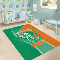 Ivory Coast Independence Day Area Rug Cote d Ivoire Elephant - Wonder Print Shop