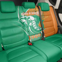 Ivory Coast Independence Day Back Car Seat Cover Cote d Ivoire Elephant - Wonder Print Shop