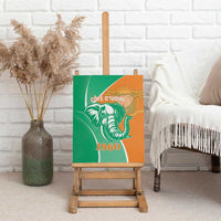 Ivory Coast Independence Day Canvas Wall Art Cote d Ivoire Elephant - Wonder Print Shop