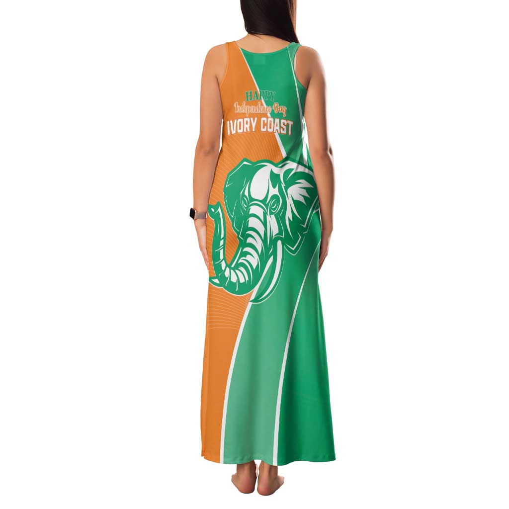 Ivory Coast Independence Day Family Matching Tank Maxi Dress and Hawaiian Shirt Cote d Ivoire Elephant - Wonder Print Shop