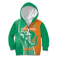 Ivory Coast Independence Day Kid Hoodie Cote d Ivoire Elephant - Wonder Print Shop