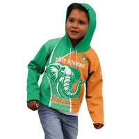 Ivory Coast Independence Day Kid Hoodie Cote d Ivoire Elephant - Wonder Print Shop