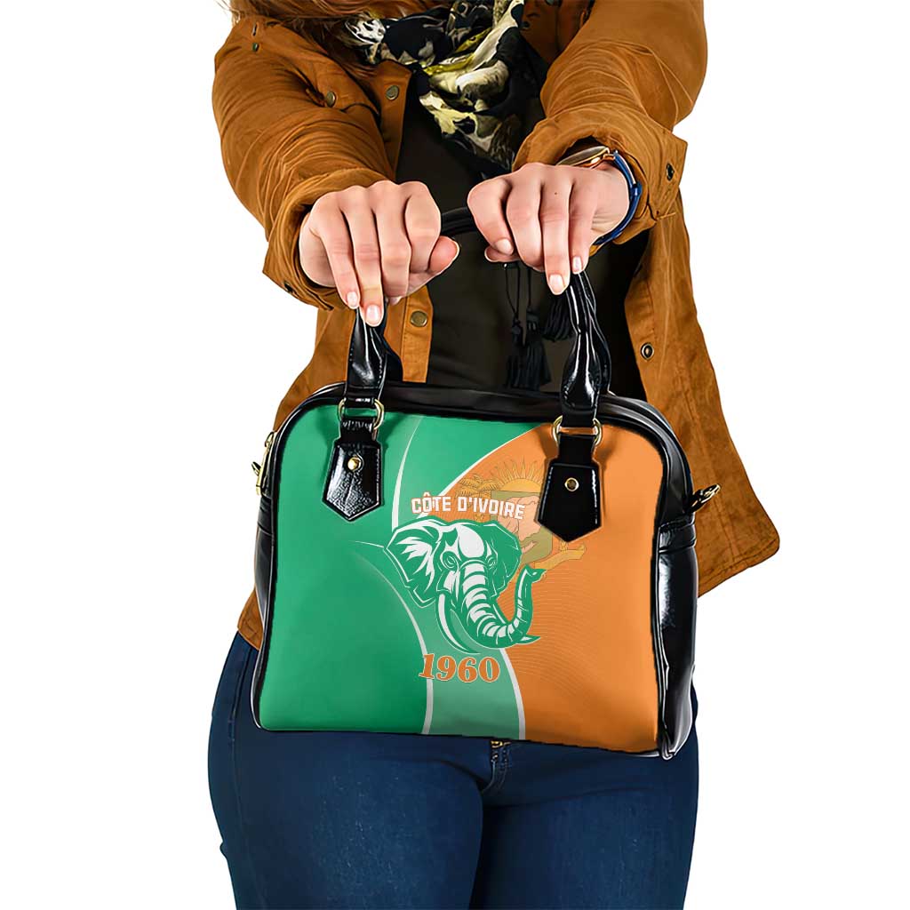 Ivory Coast Independence Day Shoulder Handbag Cote d Ivoire Elephant