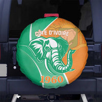 Ivory Coast Independence Day Spare Tire Cover Cote d Ivoire Elephant - Wonder Print Shop