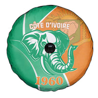 Ivory Coast Independence Day Spare Tire Cover Cote d Ivoire Elephant - Wonder Print Shop