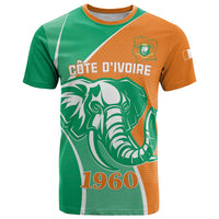 Ivory Coast Independence Day T Shirt Cote d Ivoire Elephant - Wonder Print Shop