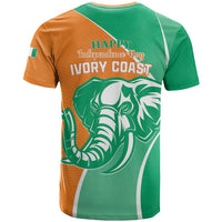 Ivory Coast Independence Day T Shirt Cote d Ivoire Elephant - Wonder Print Shop