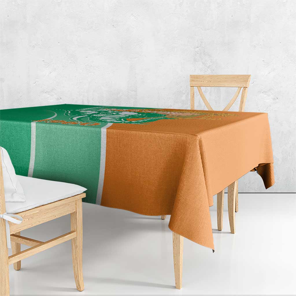 Ivory Coast Independence Day Tablecloth Cote d Ivoire Elephant - Wonder Print Shop