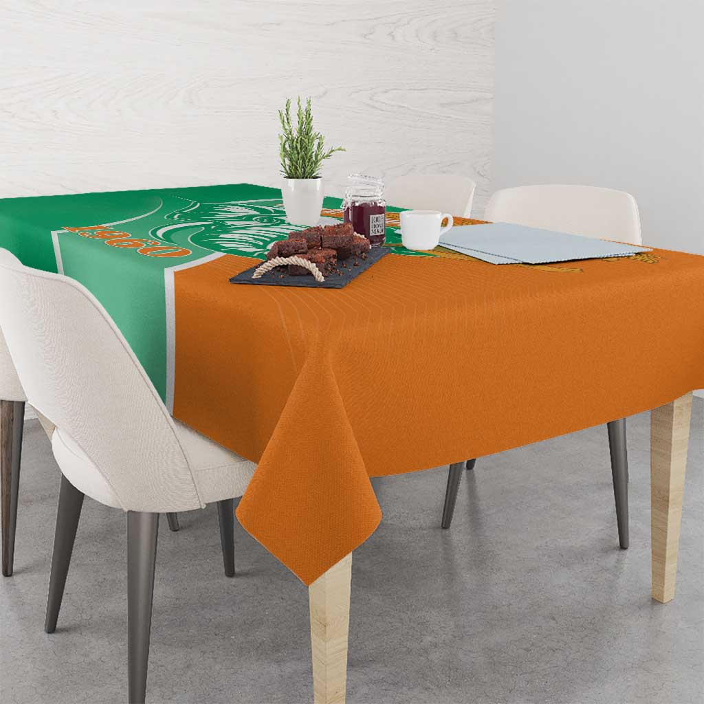 Ivory Coast Independence Day Tablecloth Cote d Ivoire Elephant - Wonder Print Shop