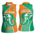 Ivory Coast Independence Day Women Sleeveless Polo Shirt Cote d Ivoire Elephant - Wonder Print Shop