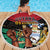 Guyana Emancipation Day Beach Blanket Jaguar Skin Pattern - Wonder Print Shop
