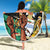 Guyana Emancipation Day Beach Blanket Jaguar Skin Pattern - Wonder Print Shop