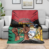 Guyana Emancipation Day Blanket Jaguar Skin Pattern - Wonder Print Shop