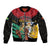 Personalized Guyana Emancipation Day Bomber Jacket Jaguar Skin Pattern - Wonder Print Shop