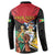 Personalized Guyana Emancipation Day Button Sweatshirt Jaguar Skin Pattern - Wonder Print Shop