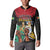Personalized Guyana Emancipation Day Button Sweatshirt Jaguar Skin Pattern - Wonder Print Shop