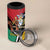 Personalized Guyana Emancipation Day 4 in 1 Can Cooler Tumbler Jaguar Skin Pattern - Wonder Print Shop