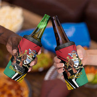 Personalized Guyana Emancipation Day 4 in 1 Can Cooler Tumbler Jaguar Skin Pattern - Wonder Print Shop