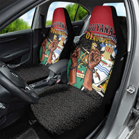 Guyana Emancipation Day Car Seat Cover Jaguar Skin Pattern - Wonder Print Shop