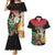 Personalized Guyana Emancipation Day Couples Matching Mermaid Dress and Hawaiian Shirt Jaguar Skin Pattern - Wonder Print Shop