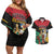 Personalized Guyana Emancipation Day Couples Matching Off Shoulder Short Dress and Hawaiian Shirt Jaguar Skin Pattern - Wonder Print Shop